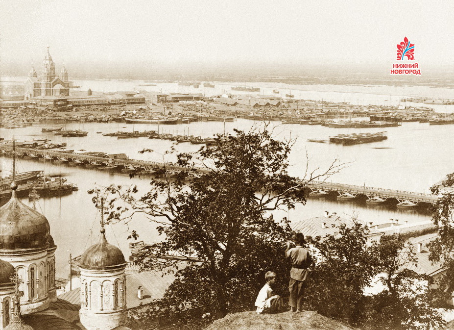 Вид на Нижегородскую ярмарку. 1870-е гг.